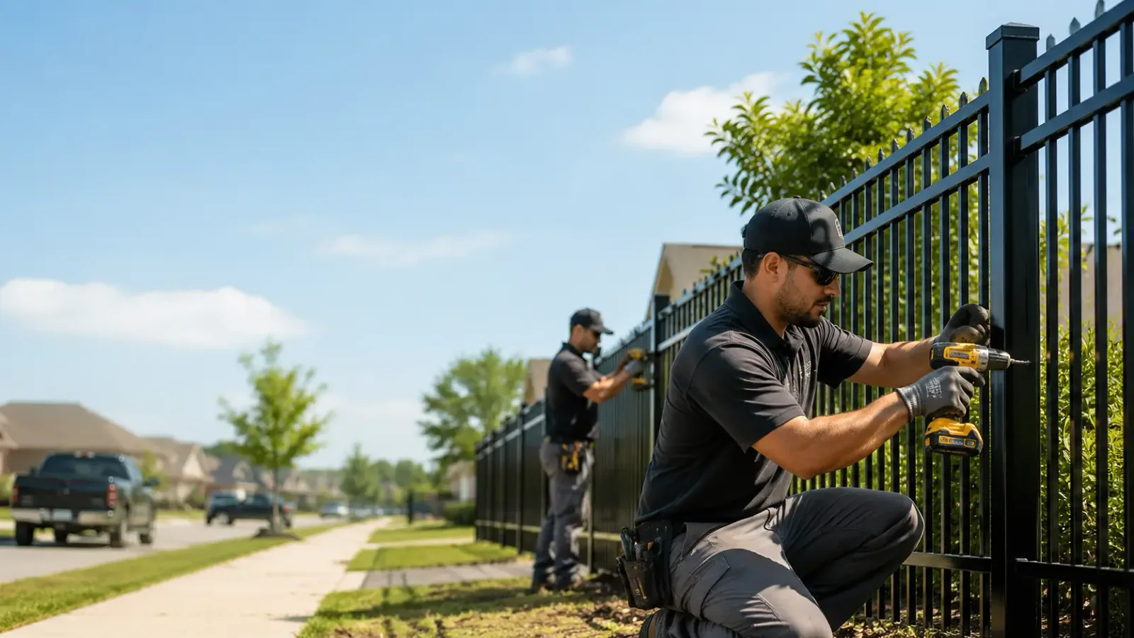 Metal Fence Installation in Crystal Lake, IL